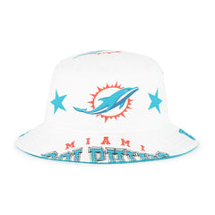 Miami Dolphins '47 Women's Energize Bucket Hat - White - 47 brand