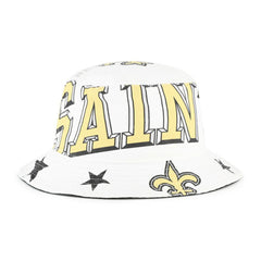 New Orleans Saints '47 Women's Energize Bucket Hat - White - 47 brand