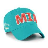 Miami Dolphins '47 Women's Zoey Clean Up Adjustable Hat - Aqua - 47 brand