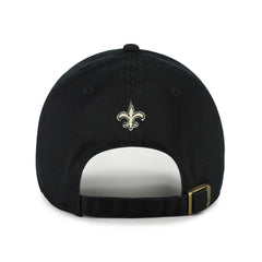 New Orleans Saints '47 Women's Zoey Clean Up Adjustable Hat - Black - 47 brand