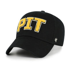 Pittsburgh Steelers '47 Women's Zoey Clean Up Adjustable Hat - Black - 47 brand