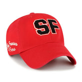San Francisco 49ers '47 Women's Zoey Clean Up Adjustable Hat - Scarlet - 47 brand
