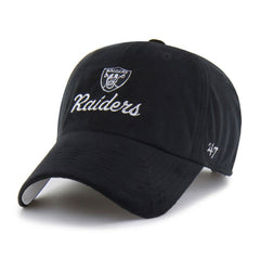 Las Vegas Raiders '47 Women's Spirited Clean Up Adjustable Hat - Black - 47 brand