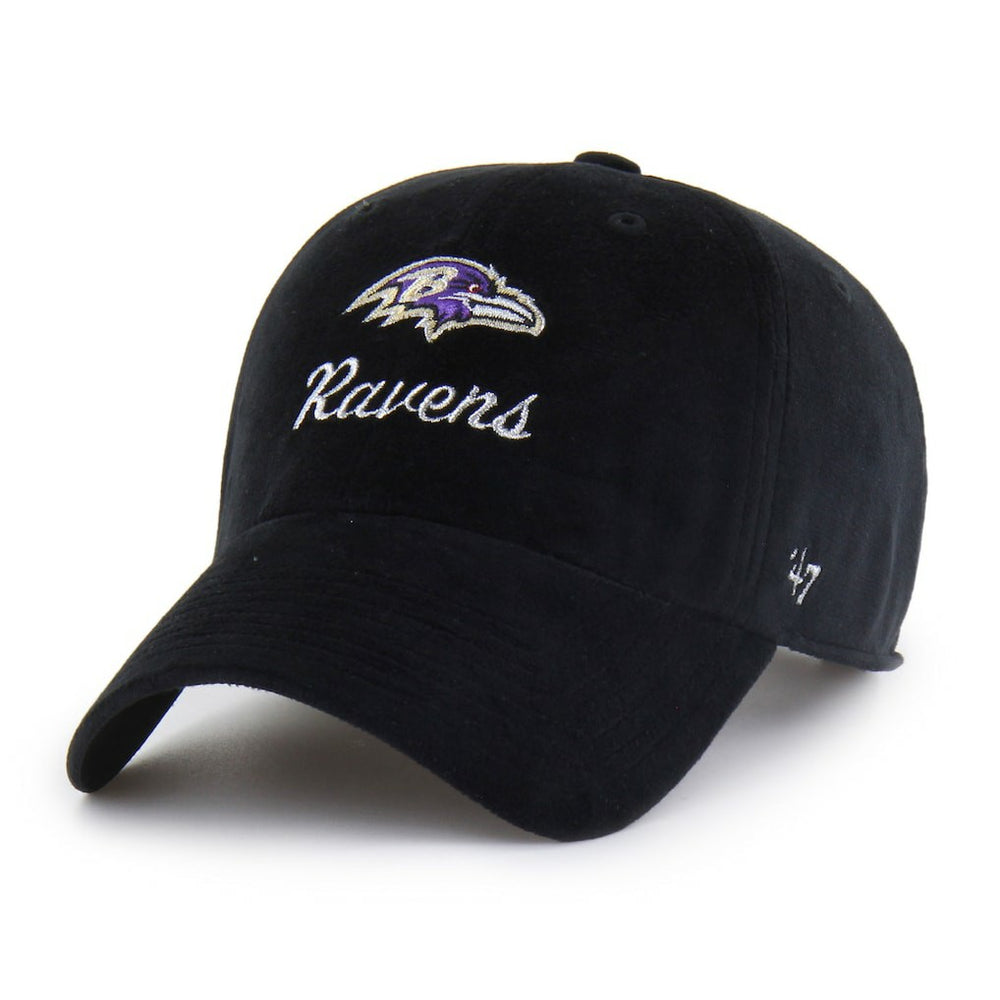 Baltimore Ravens '47 Women's Spirited Clean Up Adjustable Hat - Black - 47 brand