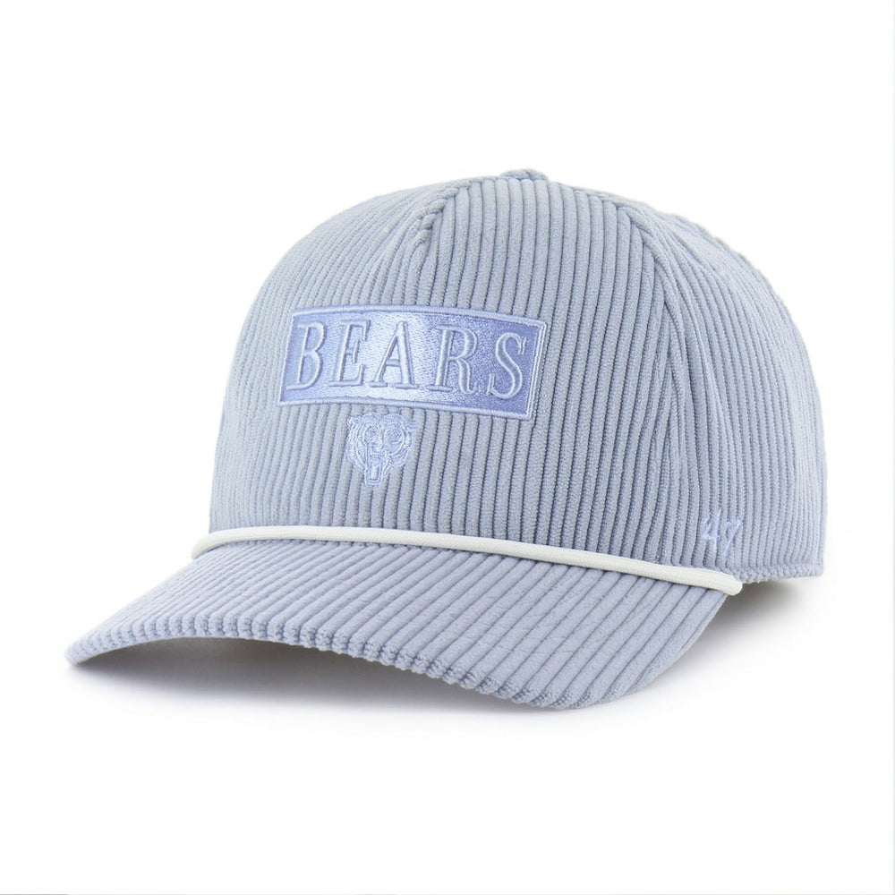 Chicago Bears '47 Women's Mellow Corduroy Hitch Adjustable Hat - Light Blue - 47 brand