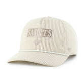 New Orleans Saints '47 Women's Mellow Corduroy Hitch Adjustable Hat - Natural - 47 brand