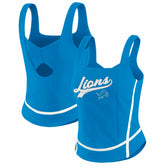 Detroit Lions WEAR by Erin Andrews Women's Square Neck Tank Top - Blue - NFL