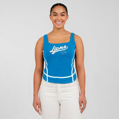 Detroit Lions WEAR by Erin Andrews Women's Square Neck Tank Top - Blue - NFL