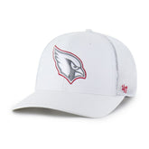 Arizona Cardinals '47 Snowball Trophy Stretch Fit Hat - White - 47 brand