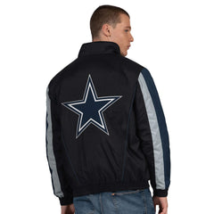 Dallas Cowboys Starter Thursday Night Gridiron Vintage Logo Half-Zip Jacket - Black - NFL