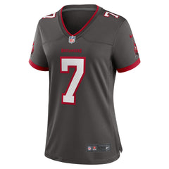 Bucky Irving Tampa Bay Buccaneers Women's Alternate Game Jersey - Pewter - Nike