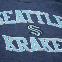Seattle Kraken Mitchell & Ness Playoff Win Fleece Pullover Sweatshirt - Deep Sea Blue | NHL online
