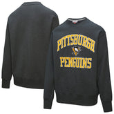 Pittsburgh Penguins Mitchell & Ness Playoff Win Fleece Pullover Sweatshirt - Heather Charcoal | NHL near me