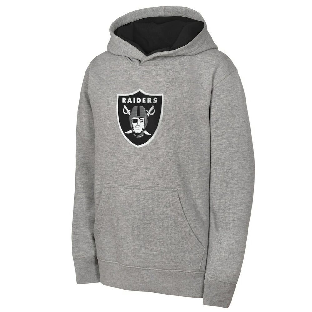 Las Vegas Raiders Outerstuff Youth Prime Hoodie - Gray - NFL