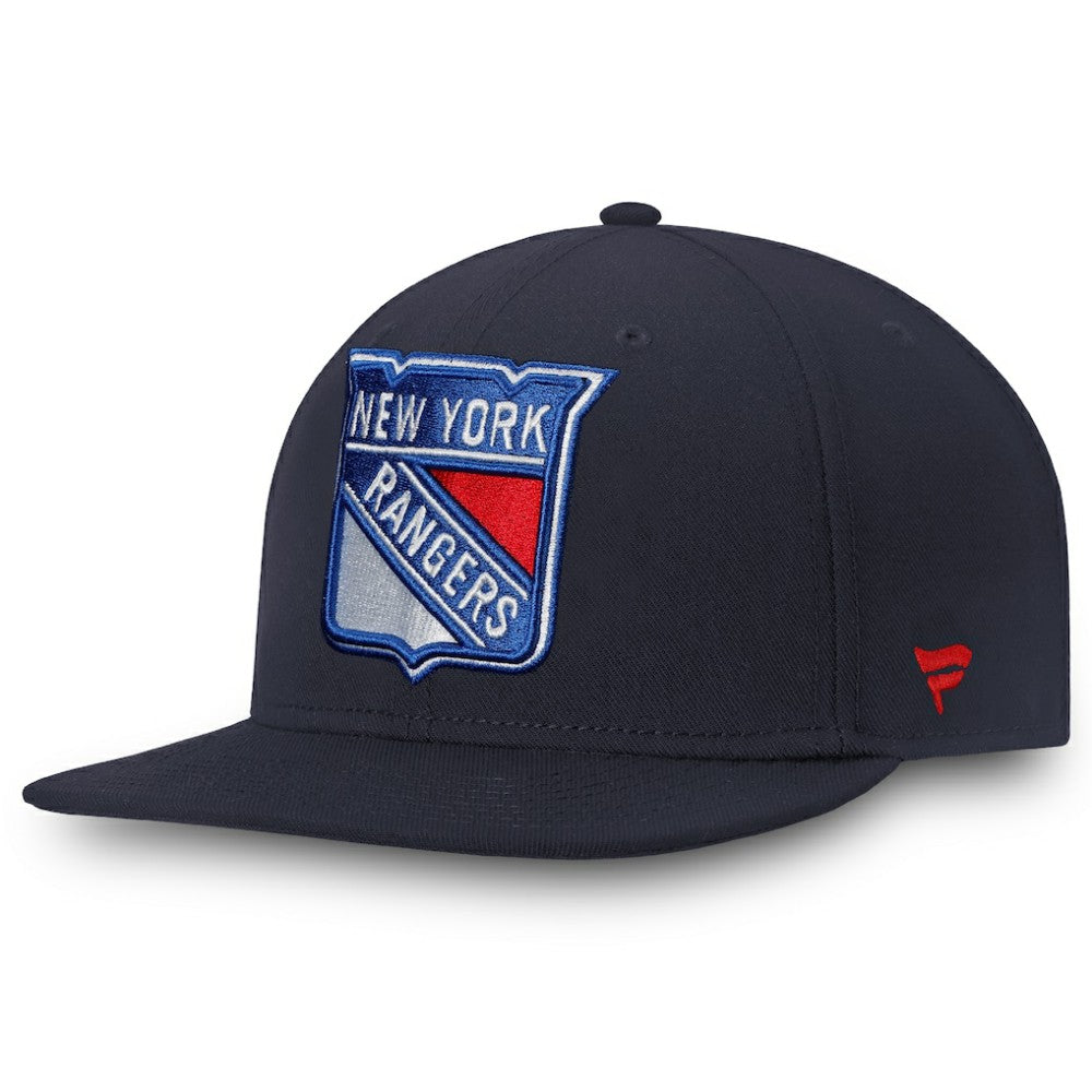 New York Rangers Fanatics Core Fitted Hat - Navy | Fanatics Clearance