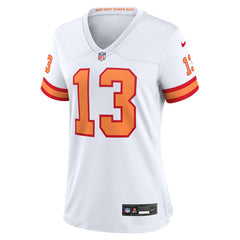 Mike Evans '76 Tampa Bay Buccaneers Women's Game Jersey - White - Nike