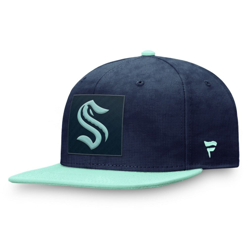 Seattle Kraken Fanatics Authentic Pro Rink Snapback Hat - Deep Sea Blue/Light Blue | Fanatics discount