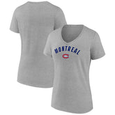 Montreal Canadiens Fanatics Women's V-Neck T-Shirt - Gray | Fanatics online