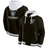 Las Vegas Raiders Darius Rucker Collection Full-Snap Hoodie Jacket - Black - Fanatics