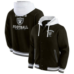 Las Vegas Raiders Darius Rucker Collection Full-Snap Hoodie Jacket - Black - Fanatics
