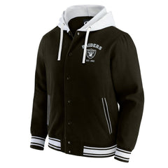 Las Vegas Raiders Darius Rucker Collection Full-Snap Hoodie Jacket - Black - Fanatics