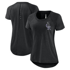 Colorado Rockies Nike Women's Summer Breeze Raglan Fashion T-Shirt Near Me