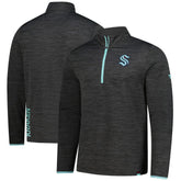 Seattle Kraken Fanatics Authentic Pro Lightweight Quarter-Zip Pullover - Heather Charcoal | Fanatics Lifestyle