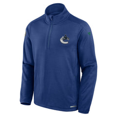 Vancouver Canucks Fanatics Authentic Pro Rink Quarter-Zip Top - Blue | Fanatics near me