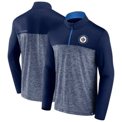 Winnipeg Jets Fanatics Iconic Defender Quarter-Zip Jacket - Navy | Fanatics online