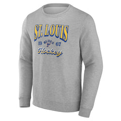Fanatics St. Louis Blues Gray Nimbus Fleece Pullover Sweatshirt | Fanatics Clearance