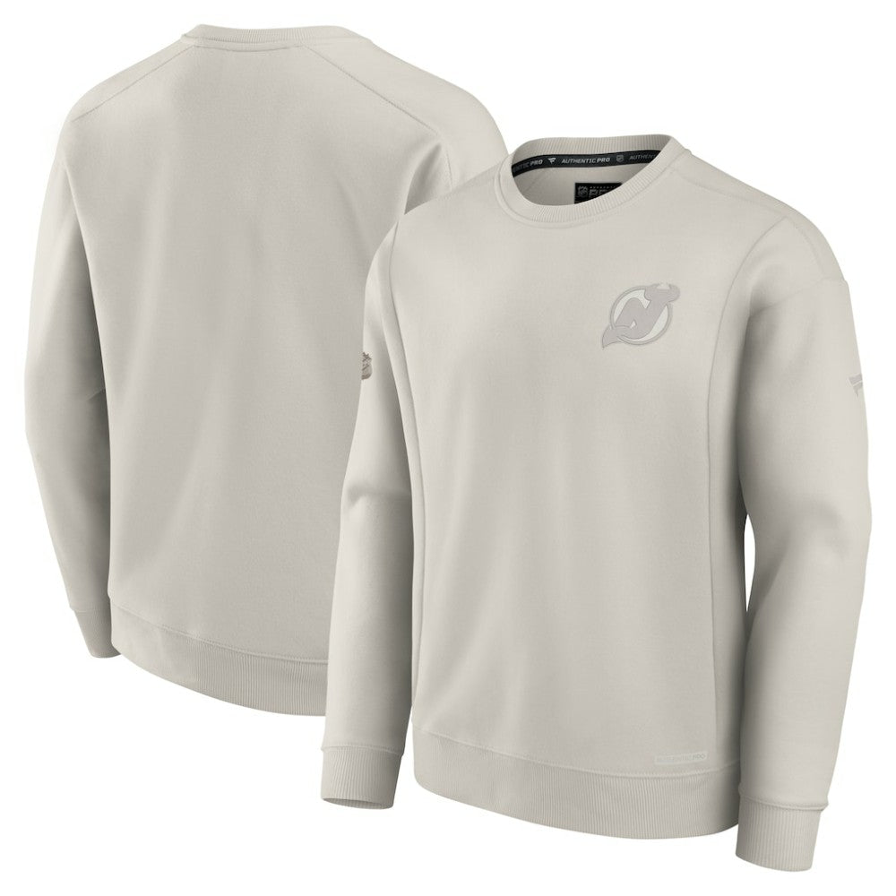 New Jersey Devils Fanatics Authentic Pro Road Fleece Sweatshirt - Gray | Fanatics on sale