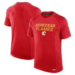 Calgary Flames Fanatics Authentic Pro Rink Tech T-Shirt - Red | Fanatics sale