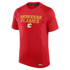 Calgary Flames Fanatics Authentic Pro Rink Tech T-Shirt - Red | Fanatics sale