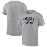 Tennessee Titans Screen Blocking T-Shirt - Heather Gray - Fanatics