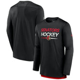 Ottawa Senators Fanatics Authentic Pro Tech Long Sleeve T-Shirt - Black | Fanatics online