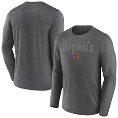 Arizona Cardinals Blackout Long Sleeve T-Shirt - Heather Charcoal - Fanatics