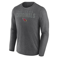 Arizona Cardinals Blackout Long Sleeve T-Shirt - Heather Charcoal - Fanatics