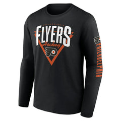 Philadelphia Flyers Fanatics Headline Long Sleeve T-Shirt - Black | Fanatics discount
