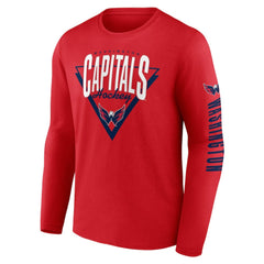 Washington Capitals Fanatics Headline Long Sleeve T-Shirt - Red | Fanatics discount