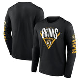 Boston Bruins Fanatics Headline Long Sleeve T-Shirt - Black | Fanatics Clearance