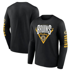 Boston Bruins Fanatics Headline Long Sleeve T-Shirt - Black | Fanatics Clearance