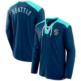 Seattle Kraken Fanatics Iconic Exclusive Long Sleeve T-Shirt - Deep Sea Blue | Fanatics sale