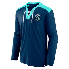 Seattle Kraken Fanatics Iconic Exclusive Long Sleeve T-Shirt - Deep Sea Blue | Fanatics sale
