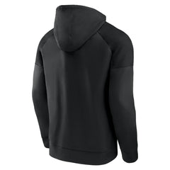 Calgary Flames Fanatics Black Ice Defender Raglan Pullover Hoodie | Fanatics discount