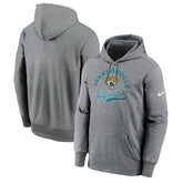 Jacksonville Jaguars Performance Fleece Pullover Hoodie - Heather Gray - Nike