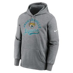 Jacksonville Jaguars Performance Fleece Pullover Hoodie - Heather Gray - Nike
