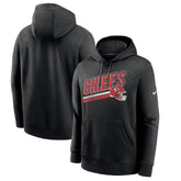 Kansas City Chiefs Club Fleece Pullover Hoodie - Black - Nike
