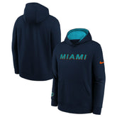 Miami Dolphins Youth 2025 Rivalries Collection Club Hoodie - Pitch Blue - Nike