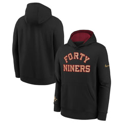 San Francisco 49ers Youth 2025 Rivalries Collection Club Hoodie - Black - Nike