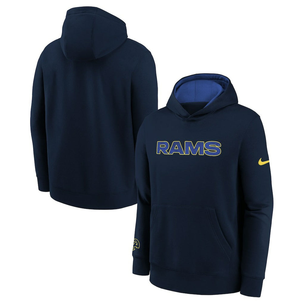 Los Angeles Rams Youth 2025 Rivalries Collection Club Hoodie - Midnight Blue - Nike